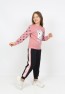 I&k Spoiled Kids Girls Unicol Printed Tracksuit Set