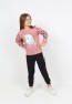 I&k Spoiled Kids Girls Unicol Printed Tracksuit Set