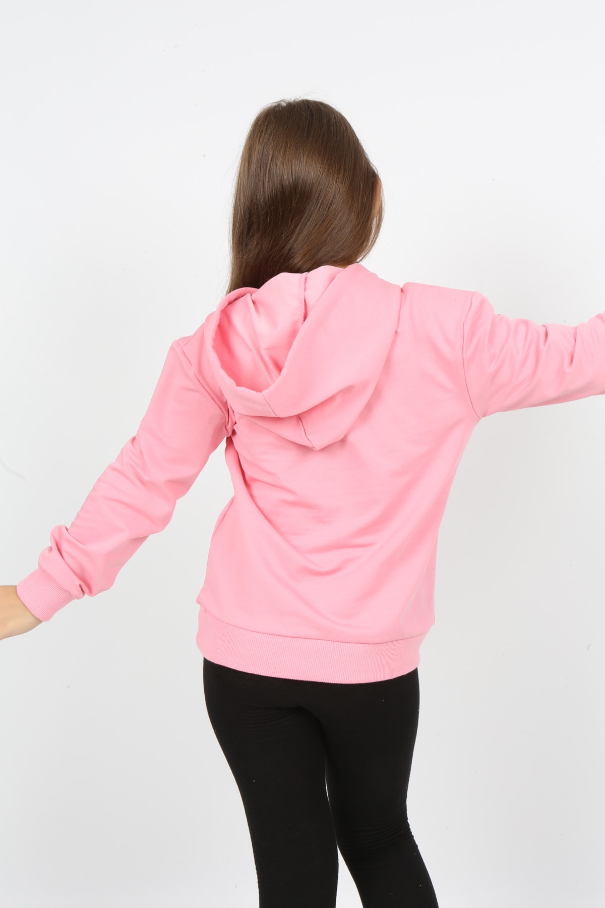 I&k Şımarık Kinder-Sweatshirt mit Flamingo-Aufdruck und Kapuze für Mädchen