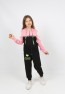 طقم بدلة رياضية بغطاء للرأس وسحاب للأطفال من I&k Şımarık Kids