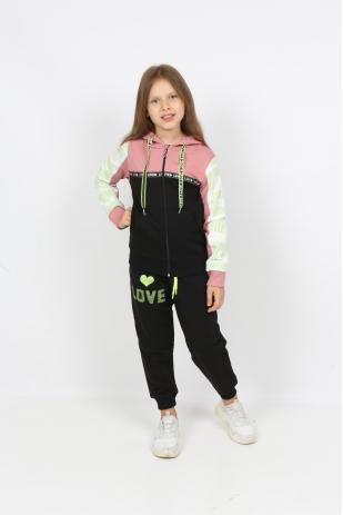 I&k Şımarık Kids Kız Çocuk Fermuarlı Eşofman Takımı