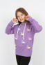 I&k Şımarık Kids Kız Çocuk Kapüşonlu Flamingo Baskılı Sweatshirt