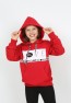 Kız Çocuk Kapüşonlu Cepli Sweatshirt