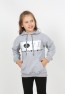Kız Çocuk Kapüşonlu Cepli Sweatshirt