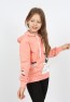 Kız Çocuk Kapüşonlu Baskılı Sweatshirt