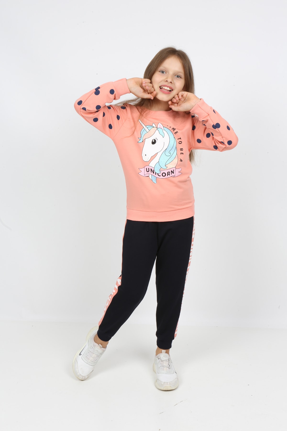 I&k Şımarık Kids Kız Çocuk Unicol Baskılı Eşofman Takımı