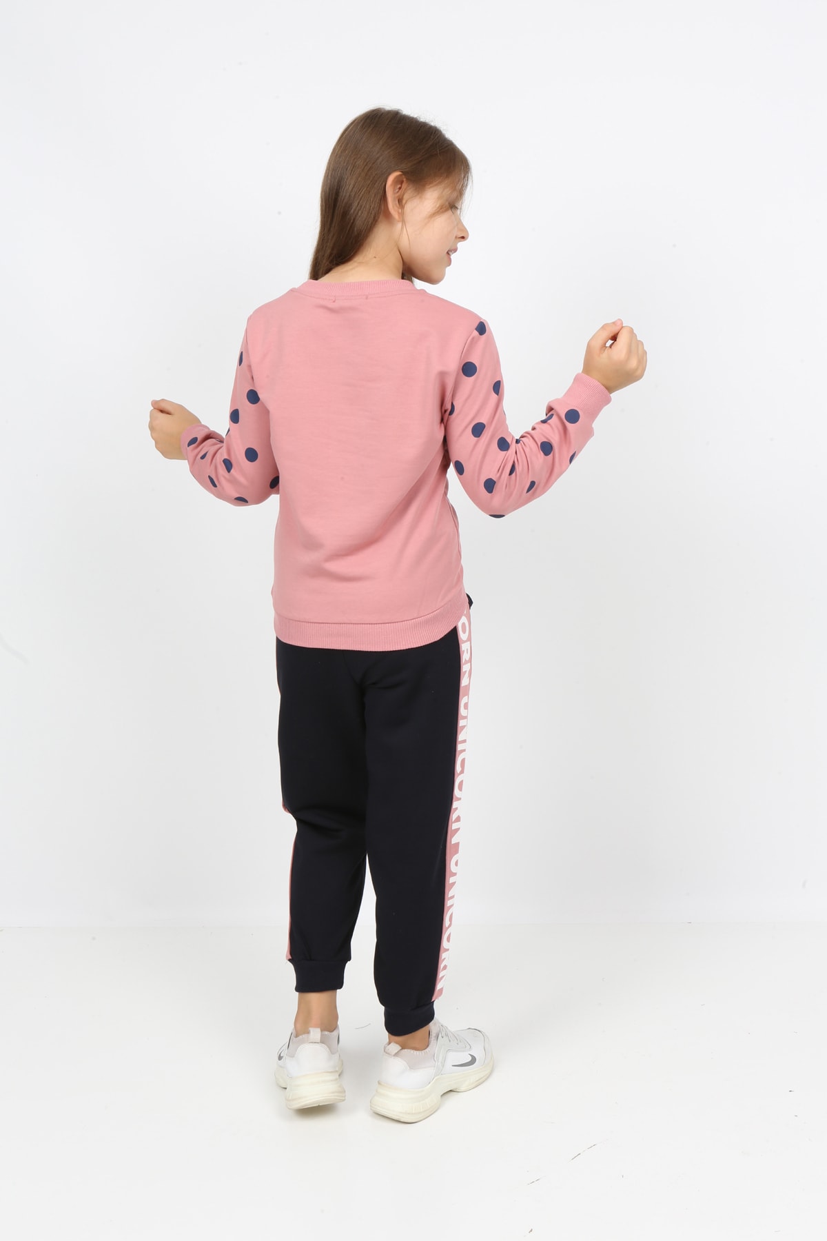 I&k Spoiled Kids Girls Unicol Printed Tracksuit Set