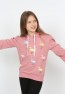 I&k Şımarık Kids Kız Çocuk Kapüşonlu Flamingo Baskılı Sweatshirt