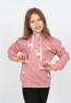 I&k Şımarık Kids Kız Çocuk Kapüşonlu Flamingo Baskılı Sweatshirt
