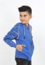 Erkek Çocuk Fermuarlı Kapüşonlu Cepli Sweatshirt