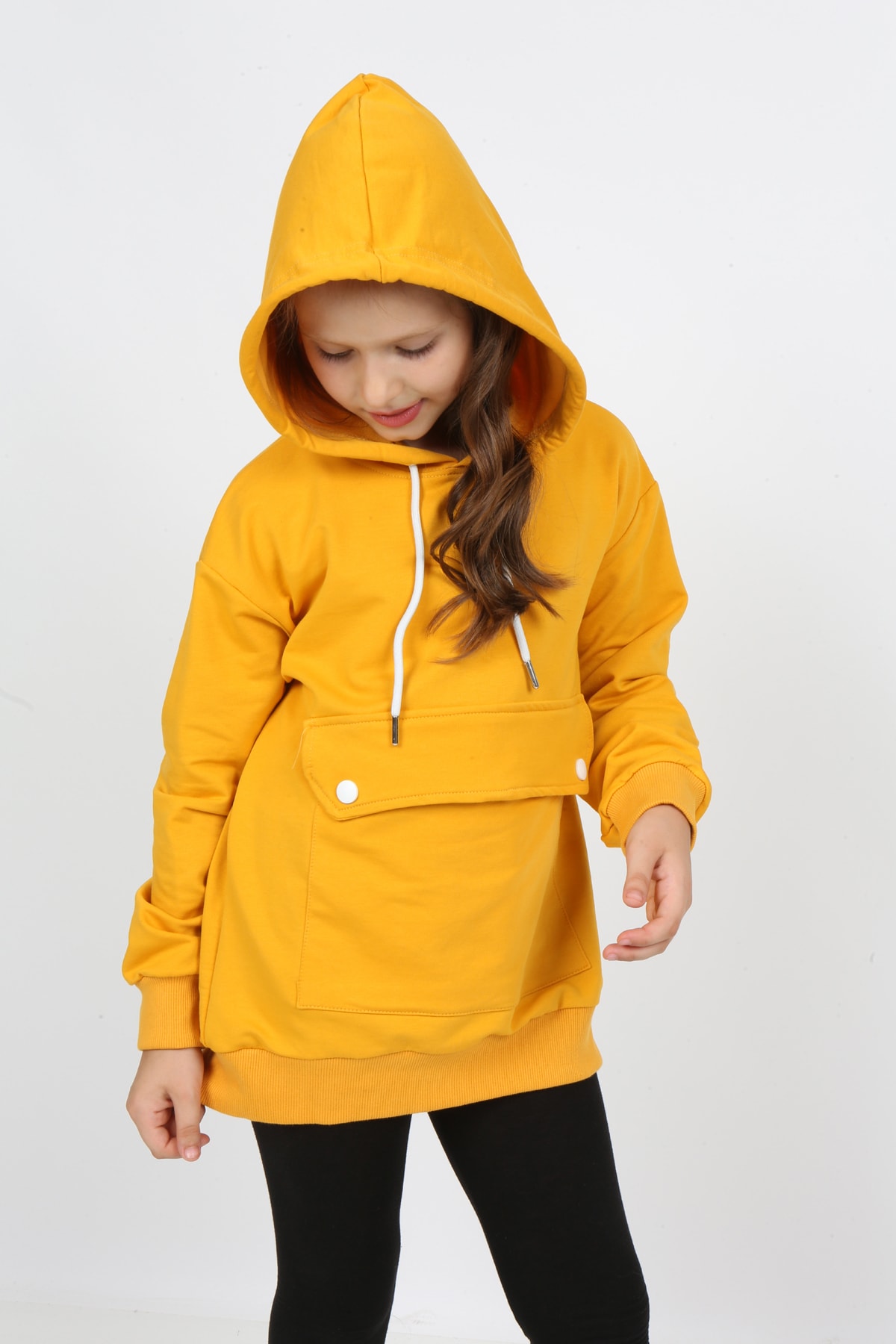 Kinder-Sweatshirt mit Kapuze und Tasche