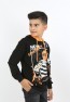Erkek Çocuk Baskılı Kapüşonlu Sweatshirt