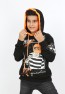 Erkek Çocuk Baskılı Kapüşonlu Sweatshirt