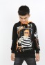 Erkek Çocuk Baskılı Kapüşonlu Sweatshirt