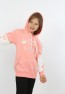 Kız Çocuk Baskılı Kapüşonlu Cepli Sweatshirt