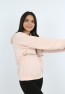 Kız Çocuk Önü Taş Detaylı Baskılı Sweatshirt
