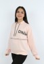 Kız Çocuk Önü Taş Detaylı Baskılı Sweatshirt