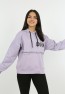 Kız Çocuk Önü Taş Detaylı Baskılı Sweatshirt