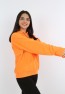 Kız Çocuk Önü Taş Detaylı Baskılı Sweatshirt