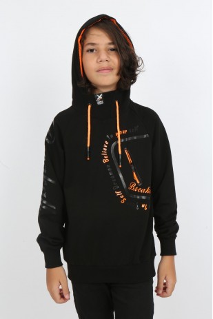 الصبي المطبوعة مقنعين البلوز