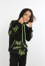 Erkek Çocuk Ön Ve Arka Baskılı Kapüşonlu Cepli Fermuarlı Sweatshirt