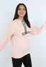 Kız Çocuk Yazı Baskılı Kapüşonlu Cepli Sweatshirt
