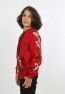 Erkek Çocuk Ön Ve Arka Baskılı Kapüşonlu Cepli Fermuarlı Sweatshirt