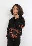 Erkek Çocuk Ön Ve Arka Baskılı Kapüşonlu Cepli Fermuarlı Sweatshirt