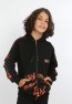 Erkek Çocuk Ön Ve Arka Baskılı Kapüşonlu Cepli Fermuarlı Sweatshirt