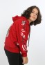 Erkek Çocuk Ön Ve Arka Baskılı Kapüşonlu Cepli Fermuarlı Sweatshirt