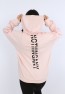 Kız Çocuk Yazı Baskılı Kapüşonlu Cepli Sweatshirt