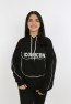 Kız Çocuk Yazı Baskılı Kapüşonlu Cepli Sweatshirt