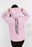 Kız Çocuk Yazı Baskılı Kapüşonlu Cepli Sweatshirt