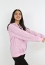 Kız Çocuk Yazı Baskılı Kapüşonlu Cepli Sweatshirt