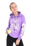 Kız Çocuk Baskılı Kapüşonlu Sweatshirt