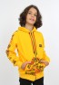 Erkek Çocuk Ön Ve Arka Baskılı Kapüşonlu Cepli Fermuarlı Sweatshirt