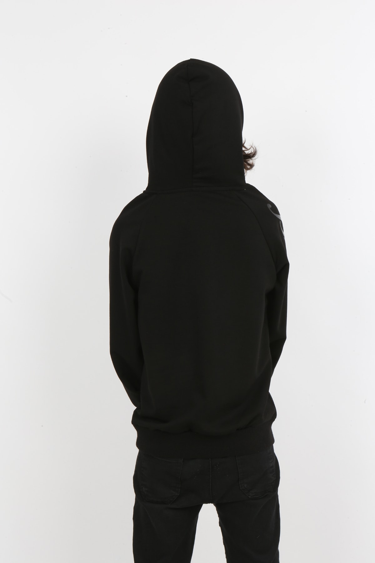 Erkek Çocuk Baskılı Kapüşonlu Sweatshirt