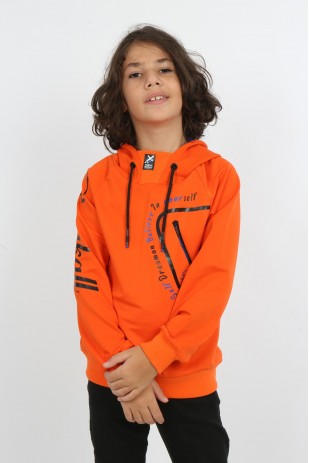 الصبي المطبوعة مقنعين البلوز