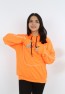 Kız Çocuk Yazı Baskılı Kapüşonlu Cepli Sweatshirt