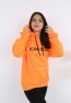 Kız Çocuk Yazı Baskılı Kapüşonlu Cepli Sweatshirt