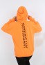 Kız Çocuk Yazı Baskılı Kapüşonlu Cepli Sweatshirt