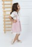 Lilafarbenes Badi-Spitzenträgerkleid für Kinder