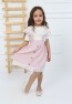 Lilafarbenes Badi-Spitzenträgerkleid für Kinder