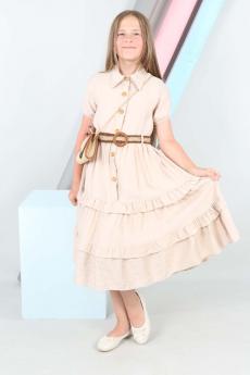 Çantalı Kemerli Elbise