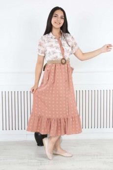 Garson Kemerli Elbise