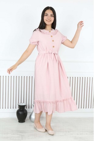 Платье с помпоном для мальчика-официанта