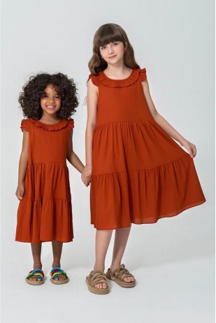 Льняное платье