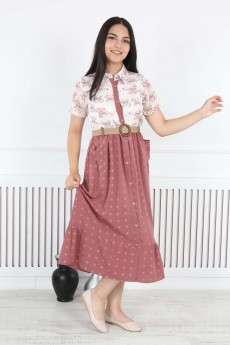 Garson Kemerli Elbise