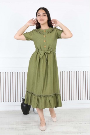 Платье с помпоном для мальчика-официанта