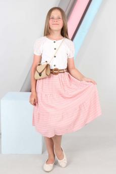 Çantalı Kemerli Düğmeli Elbise